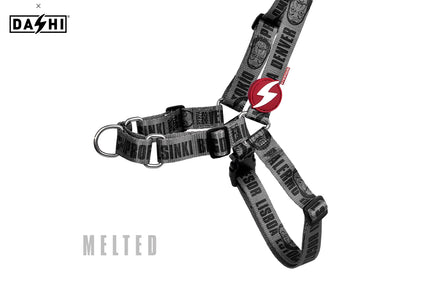 Dashi La Casa De Papel Melted Front Harness – Norwegian Style, Graphite, Money Heist Theme, Medium Size