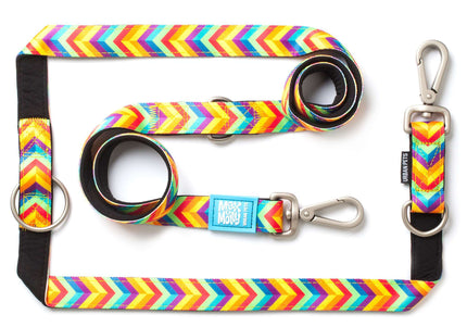 Max&Molly Multi-Leash Summertime – Adjustable 200cm Dog Leash with Vibrant Pattern, Medium