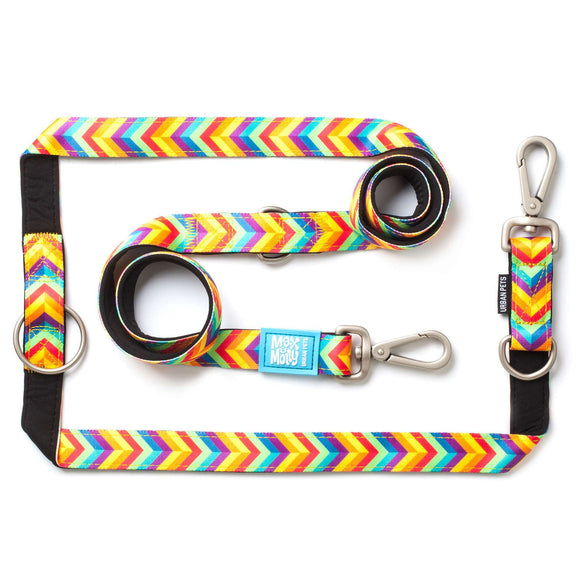 Max&Molly Multi-Leash Summertime – Adjustable 200cm Dog Leash with Vibrant Pattern, Medium