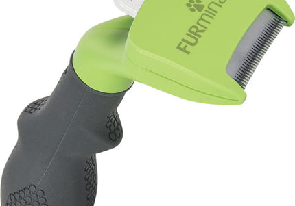 FURminator Short Hair Deshedding Tool – Small Size, FURejector Button, 3.8cm Blade
