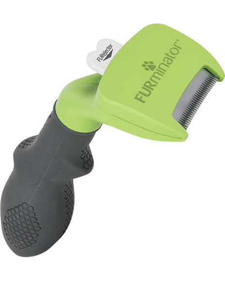 FURminator Short Hair Deshedding Tool – Small Size, FURejector Button, 3.8cm Blade