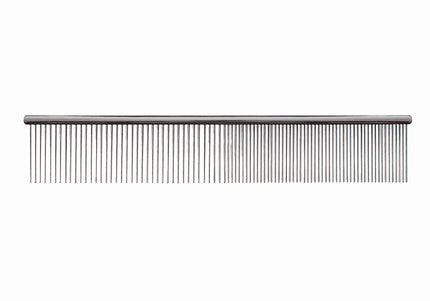 Utsumi U&U Haft & Haft SS Comb – Stainless Steel, 2.9cm Pins, 50/50 Spacing, 19cm Length