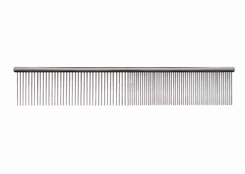 Utsumi U&U Haft & Haft SS Comb – Stainless Steel, 2.9cm Pins, 50/50 Spacing, 19cm Length