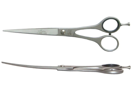Henbor Classic 8-Inch Curved Grooming Scissors – Precision Stainless Steel, Ergonomic Design