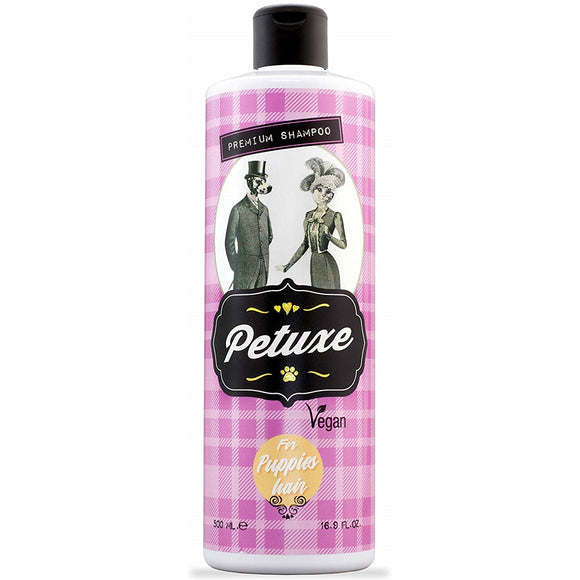 Petuxe Puppy Hair Shampoo – Vegan Ultra-Gentle Formula, Safe for Sensitive Young Coats, 500ml