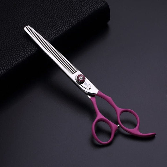 Jargem Single-Sided Thinning Shears 7 Inch – 50 Teeth, Precision Blending Tool
