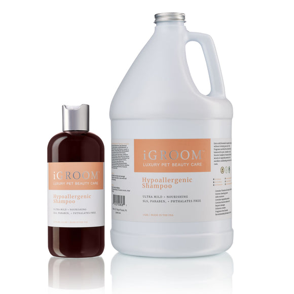 iGroom Hypoallergenic Shampoo – Gentle Cleansing Formula, 473ml, Ideal for Sensitive Skin