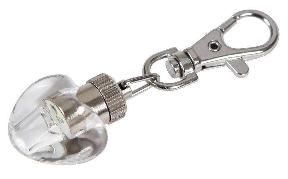 Kerbl Maxi Safe Flashing Heart Keychain – LED Indicator Light, Durable Design