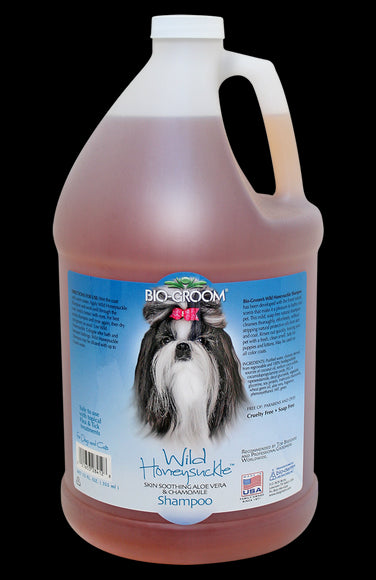 Bio-Groom Wild Honeysuckle Moisturizing Shampoo – Soothing Formula with Natural Extracts, 3.78L