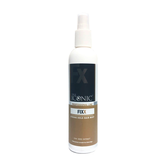 True Iconic Fixx Strong Hold Hair Mist 250ml – Long-Lasting Styling Spray, Fast-Drying Formula