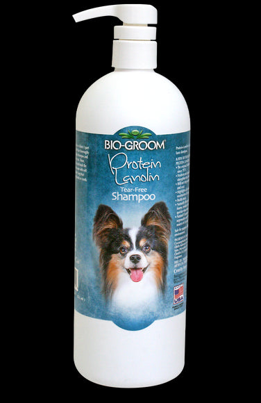 Bio-Groom Protein Lanolin Shampoo – Nourishing Formula with Lanolin, 946ml, Enhances Coat Shine