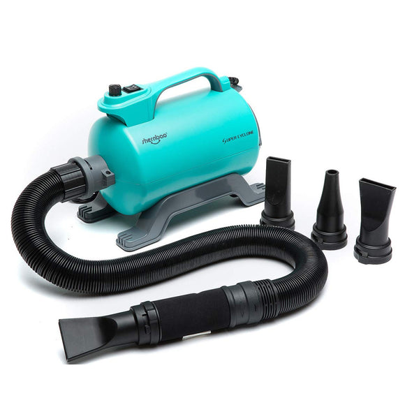 Shernbao Super Cyclone Table Grooming Dryer – Single-Engine, 2600W, High Airflow, Turquoise