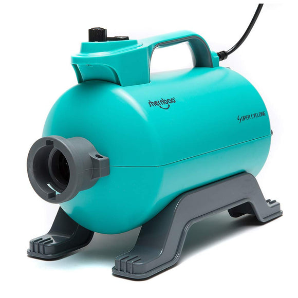 Shernbao Super Cyclone Table Grooming Dryer – Single-Engine, 2600W, High Airflow, Turquoise
