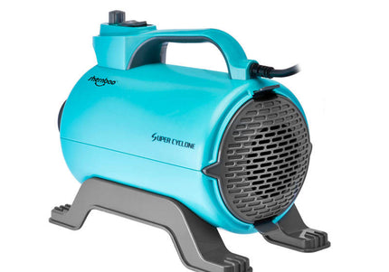 Shernbao Super Cyclone Table Grooming Dryer – Single-Engine, 2600W, High Airflow, Turquoise