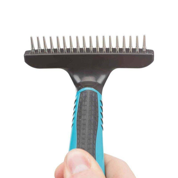 Trixie Single-Row Transverse Comb – 1.5 cm Needles, Medium Hair, Gentle Detangling