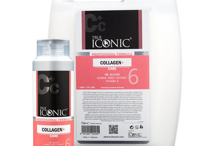 True Iconic Collagen Plus Care Conditioner – Strengthening Formula for Weak and Damaged Hair, 4546ml with Pump