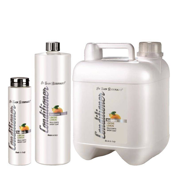 Iv San Bernard Lemon Conditioner – SLS-Free Moisturizing Formula for Short-Haired Coats