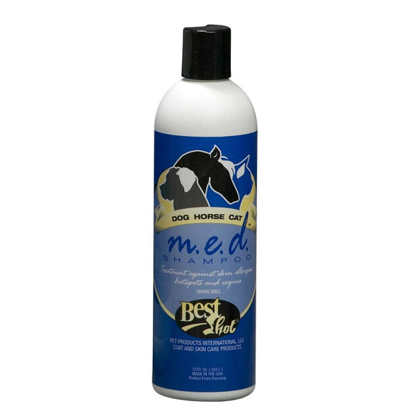 Best Shot M.E.D. Medicated Shampoo 355ml – Fast-Acting Cleansing Formula, Soothes Skin