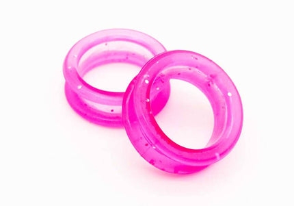 GroomStar Scissor Rings – 21mm Diameter, Purple Silicone Set of 2, Ergonomic Comfort