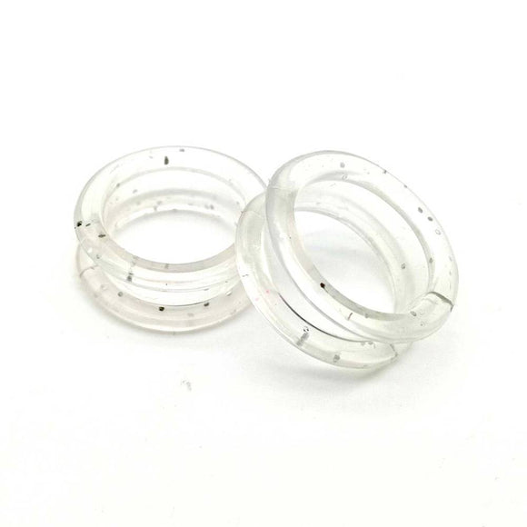 GroomStar Scissor Rings – 21mm Diameter, Purple Silicone Set of 2, Ergonomic Comfort