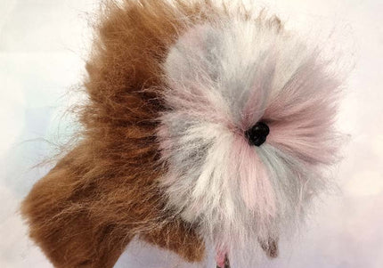 Training Grooming Head – Realistic Practice Model with Durable Synthetic Fur, Life-Size Design