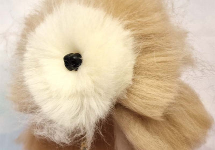 Training Grooming Head – Realistic Practice Model with Durable Synthetic Fur, Life-Size Design