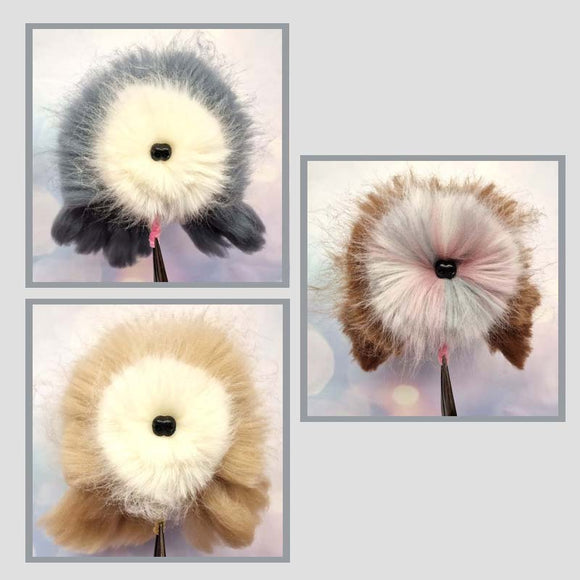 Training Grooming Head – Realistic Practice Model with Durable Synthetic Fur, Life-Size Design