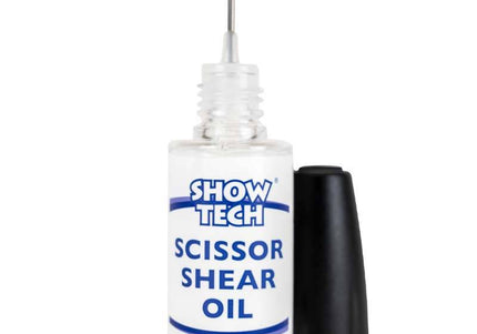 Show Tech Scissor & Shear Oil – Precision Blade Maintenance Formula, 10ml Leak-Proof Bottle