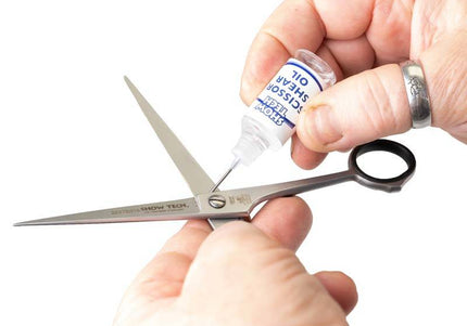 Show Tech Scissor & Shear Oil – Precision Blade Maintenance Formula, 10ml Leak-Proof Bottle