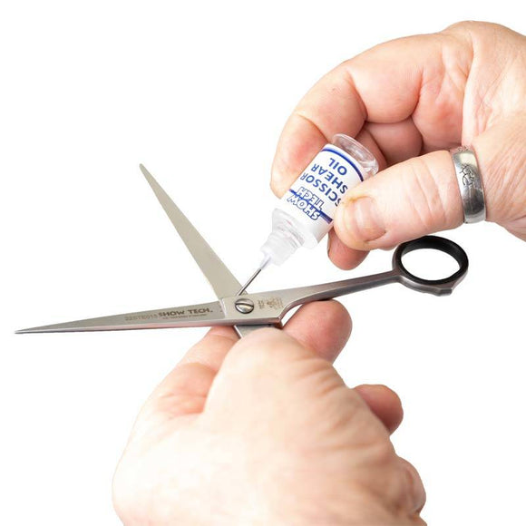 Show Tech Scissor & Shear Oil – Precision Blade Maintenance Formula, 10ml Leak-Proof Bottle