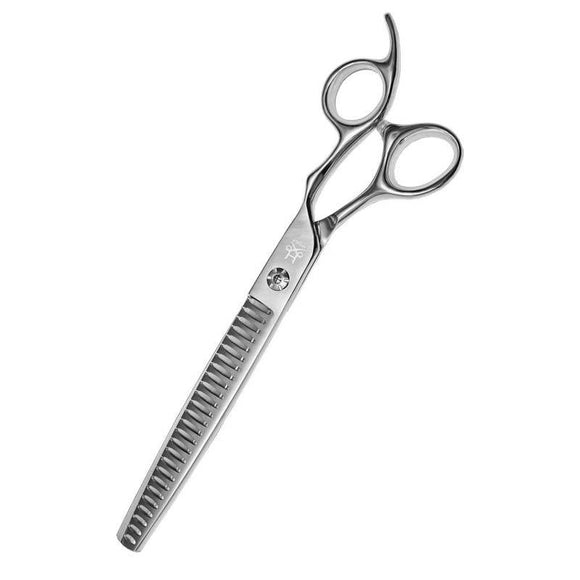 Hydra Glow Chunkers – Professional 7.5 Inch Semi-Threading Scissors with 26 Teeth