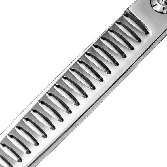 Hydra Glow Chunkers – Professional 7.5 Inch Semi-Threading Scissors with 26 Teeth