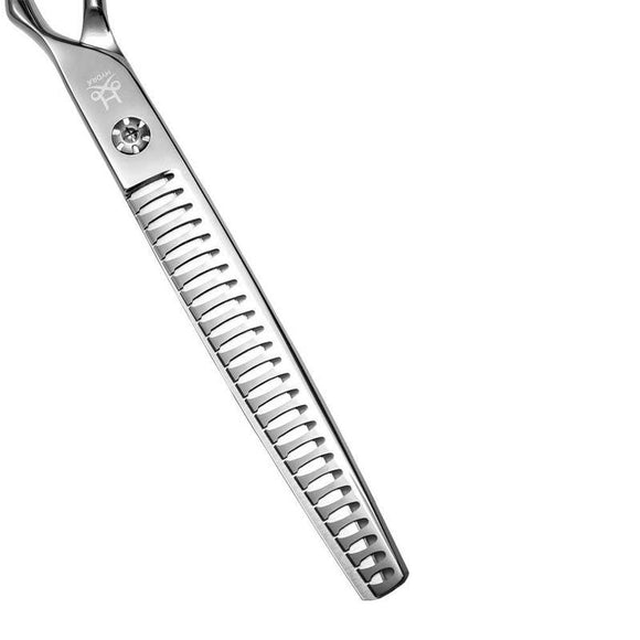Hydra Glow Chunkers – Professional 7.5 Inch Semi-Threading Scissors with 26 Teeth
