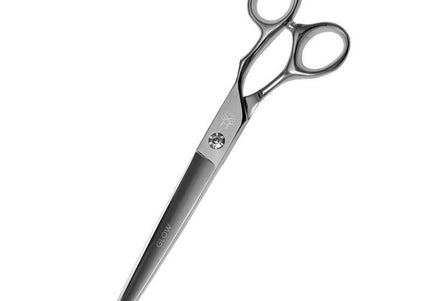 Hydra Glow Straight Scissors – Professional 8-Inch Precision Grooming Shears, Ergonomic Design