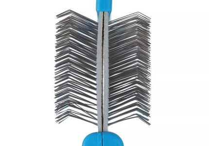 Groom Professional Flexible Slicker Brush – Double-Sided Hard Bristles, Durable Grooming Tool