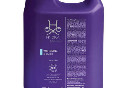 Hydra Professional Whitening Shampoo – Concentrated Brightening Formula, Eliminates Fur Yellowness, 5L