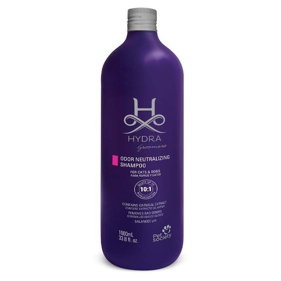 Hydra Professional Odor Neutralizing Shampoo – Concentrated 10:1 Formula, Refreshing Scent, 1L
