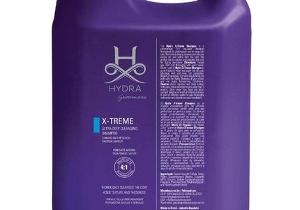 Hydra Professional X-Treme Clarifying Shampoo – Deep Cleansing Concentrate, Degreasing Formula, 1L