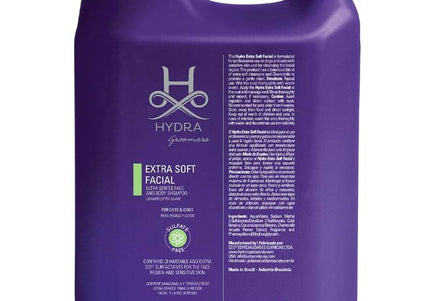 Hydra Professional Extra Soft Ultra Gentle Face and Body Shampoo – Hypoallergenic 4:1 Concentrate, 1L