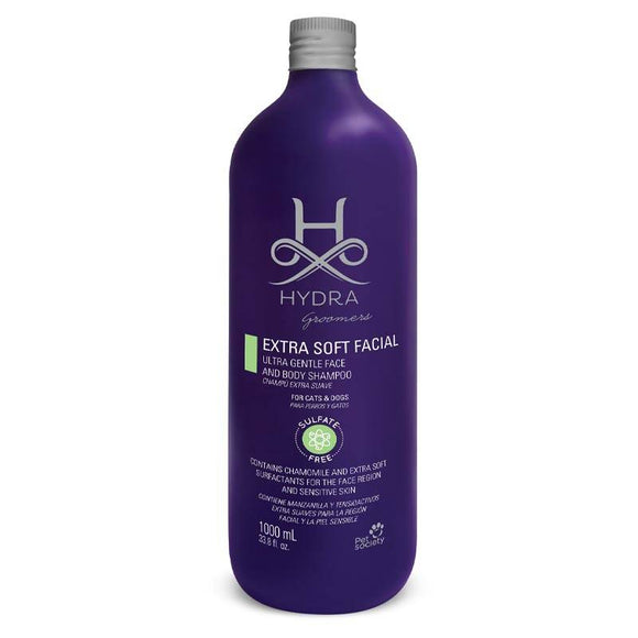 Hydra Professional Extra Soft Ultra Gentle Face and Body Shampoo – Hypoallergenic 4:1 Concentrate, 1L