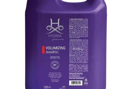 Hydra Professional Volumizing Shampoo – Concentrated 4:1 Formula, 1L, Enhances Coat Fullness