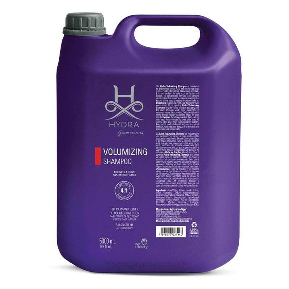 Hydra Professional Volumizing Shampoo – Concentrated 4:1 Formula, 1L, Enhances Coat Fullness