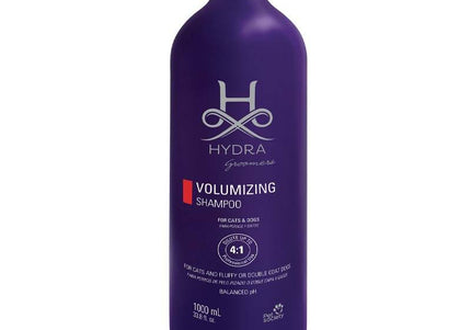 Hydra Professional Volumizing Shampoo – Concentrated 4:1 Formula, 1L, Enhances Coat Fullness
