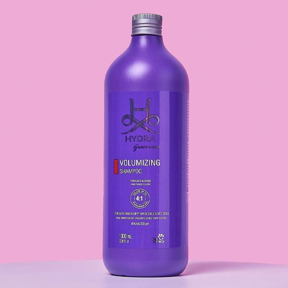 Hydra Professional Volumizing Shampoo – Concentrated 4:1 Formula, 1L, Enhances Coat Fullness