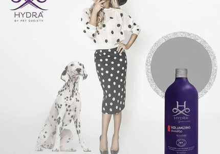 Hydra Professional Volumizing Shampoo – Concentrated 4:1 Formula, 1L, Enhances Coat Fullness