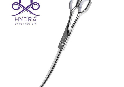 Hydra Glow Curved Grooming Scissors – Professional 7.5 Inch Precision Styling Tool