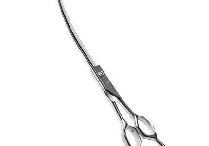 Hydra Glow Curved Grooming Scissors – Professional 7.5 Inch Precision Styling Tool