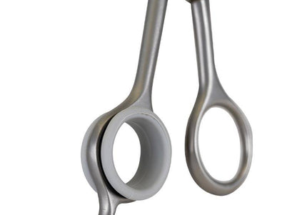 Show Tech Scissor Finger Ring – Gray 20mm Diameter, Comfortable Grip Accessory