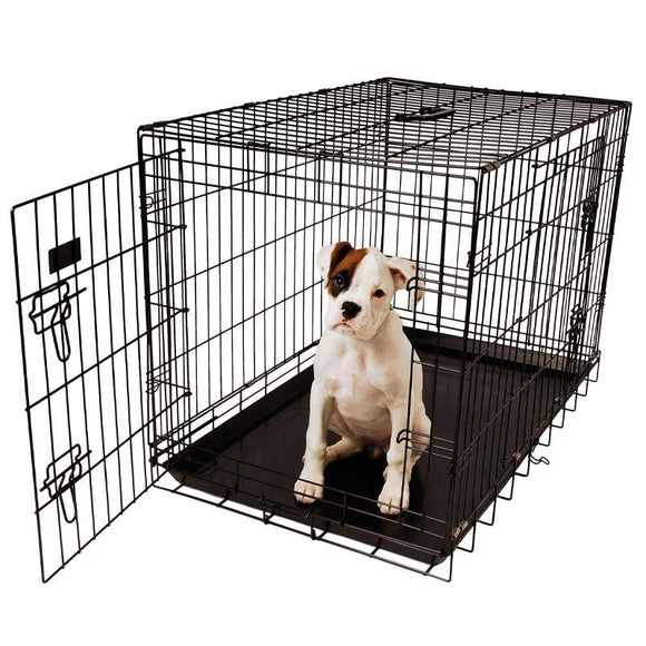 Show Tech American Cage – Sturdy Dog Cage, Size 4, 109x71x76cm, Secure Metal Construction