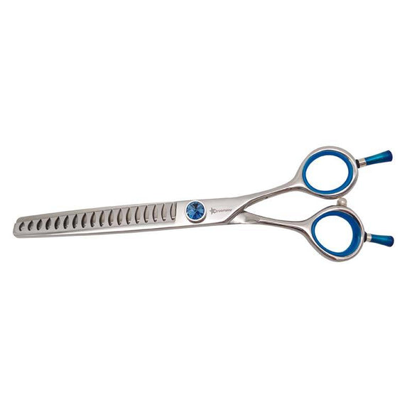 GroomStar Professional Chunker Scissors – 6.5 Inch, 24 Teeth, Precision Half-Cutting Tool